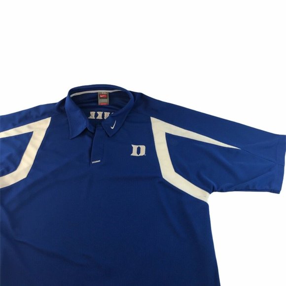 Nike Team Duke Blue Devils Polo Collared Shirt Men - Picture 2 of 8
